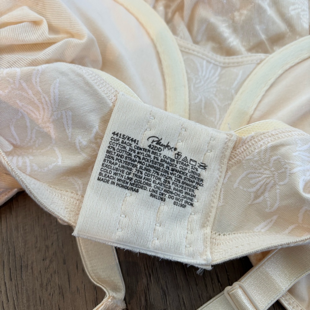 Playtex Secrets Full Figure Cottony Underwire Bra 4415 - Picture 6 of 6
